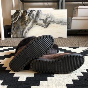Coach Shoes - Coach Suede Boots with Fur Lining Coach Shoes - Coach Suede Boots with Fur Lining
